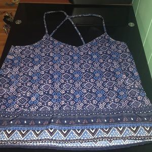 Tribal print tank